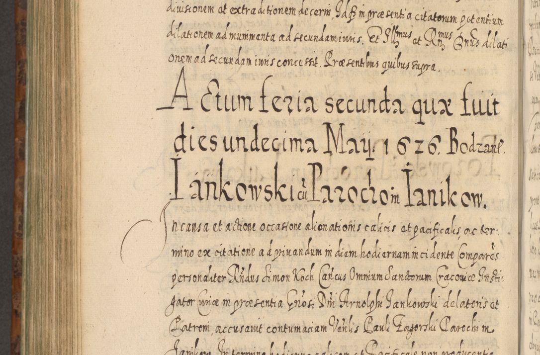 Zdjęcie nr 1145 dla obiektu archiwalnego: Acta actorum, causarum spiritualium, civilium, criminalium, obligationum, quietationum, inscpritionum, cessionum, decimarum, testamentorum R. D. Martini Szyszkowski, episcopi Cracoviensis, ducis Severiensis in annis 1624 - 1626. Tomus tertius.