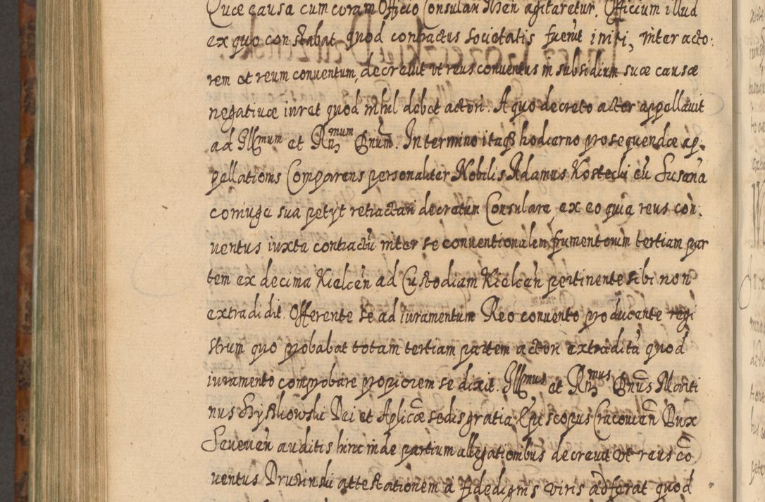 Zdjęcie nr 1127 dla obiektu archiwalnego: Acta actorum, causarum spiritualium, civilium, criminalium, obligationum, quietationum, inscpritionum, cessionum, decimarum, testamentorum R. D. Martini Szyszkowski, episcopi Cracoviensis, ducis Severiensis in annis 1624 - 1626. Tomus tertius.