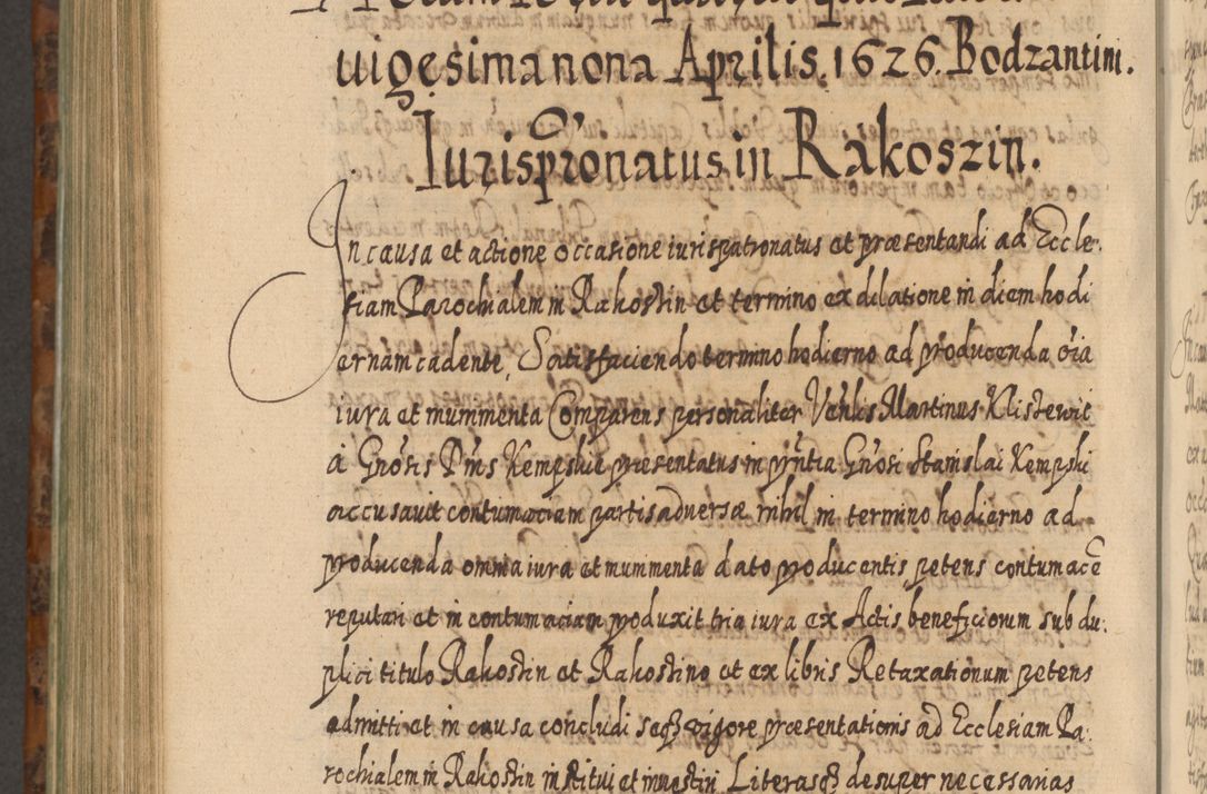Zdjęcie nr 1123 dla obiektu archiwalnego: Acta actorum, causarum spiritualium, civilium, criminalium, obligationum, quietationum, inscpritionum, cessionum, decimarum, testamentorum R. D. Martini Szyszkowski, episcopi Cracoviensis, ducis Severiensis in annis 1624 - 1626. Tomus tertius.