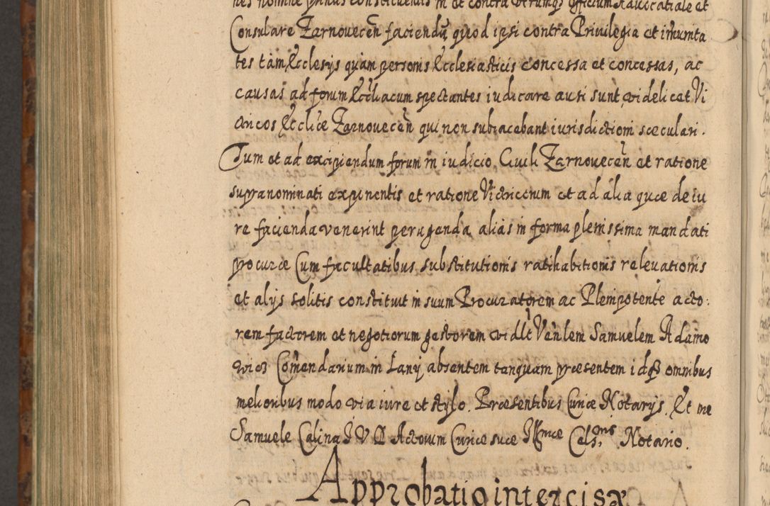 Zdjęcie nr 1111 dla obiektu archiwalnego: Acta actorum, causarum spiritualium, civilium, criminalium, obligationum, quietationum, inscpritionum, cessionum, decimarum, testamentorum R. D. Martini Szyszkowski, episcopi Cracoviensis, ducis Severiensis in annis 1624 - 1626. Tomus tertius.
