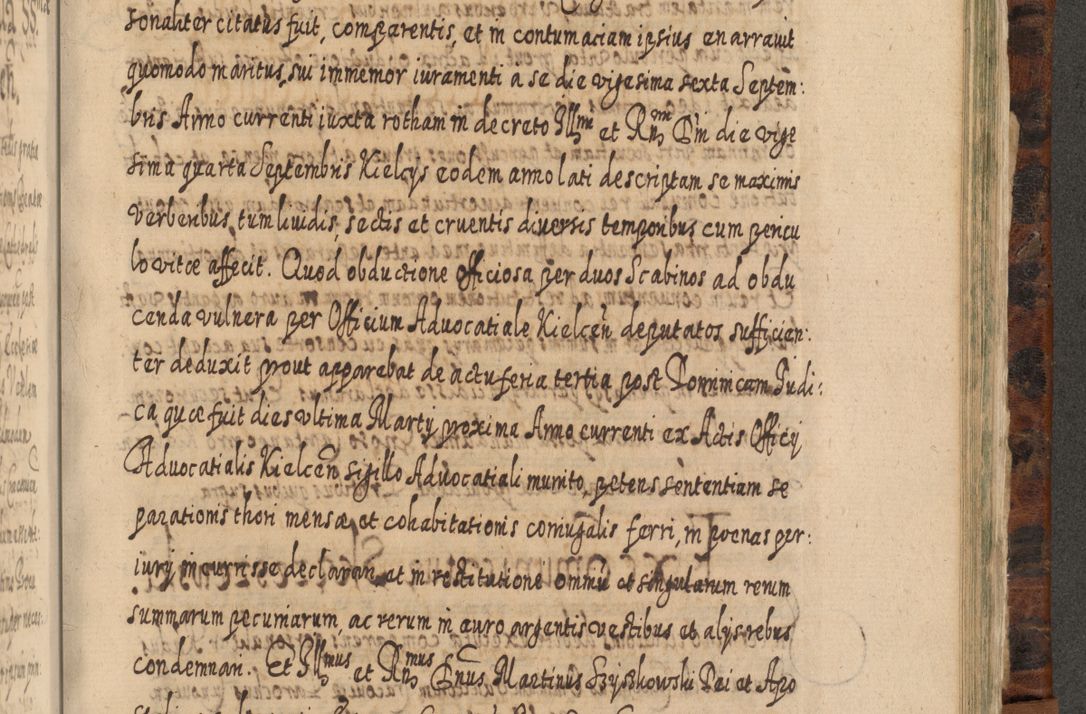 Zdjęcie nr 1108 dla obiektu archiwalnego: Acta actorum, causarum spiritualium, civilium, criminalium, obligationum, quietationum, inscpritionum, cessionum, decimarum, testamentorum R. D. Martini Szyszkowski, episcopi Cracoviensis, ducis Severiensis in annis 1624 - 1626. Tomus tertius.