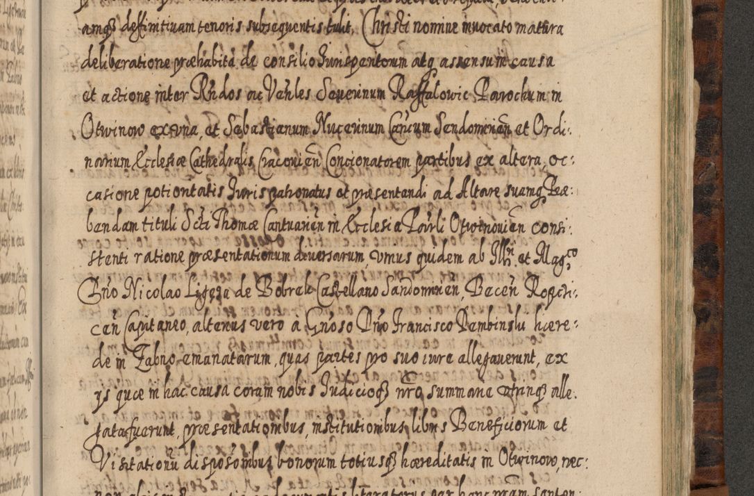 Zdjęcie nr 1102 dla obiektu archiwalnego: Acta actorum, causarum spiritualium, civilium, criminalium, obligationum, quietationum, inscpritionum, cessionum, decimarum, testamentorum R. D. Martini Szyszkowski, episcopi Cracoviensis, ducis Severiensis in annis 1624 - 1626. Tomus tertius.