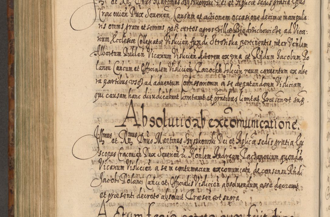 Zdjęcie nr 1099 dla obiektu archiwalnego: Acta actorum, causarum spiritualium, civilium, criminalium, obligationum, quietationum, inscpritionum, cessionum, decimarum, testamentorum R. D. Martini Szyszkowski, episcopi Cracoviensis, ducis Severiensis in annis 1624 - 1626. Tomus tertius.