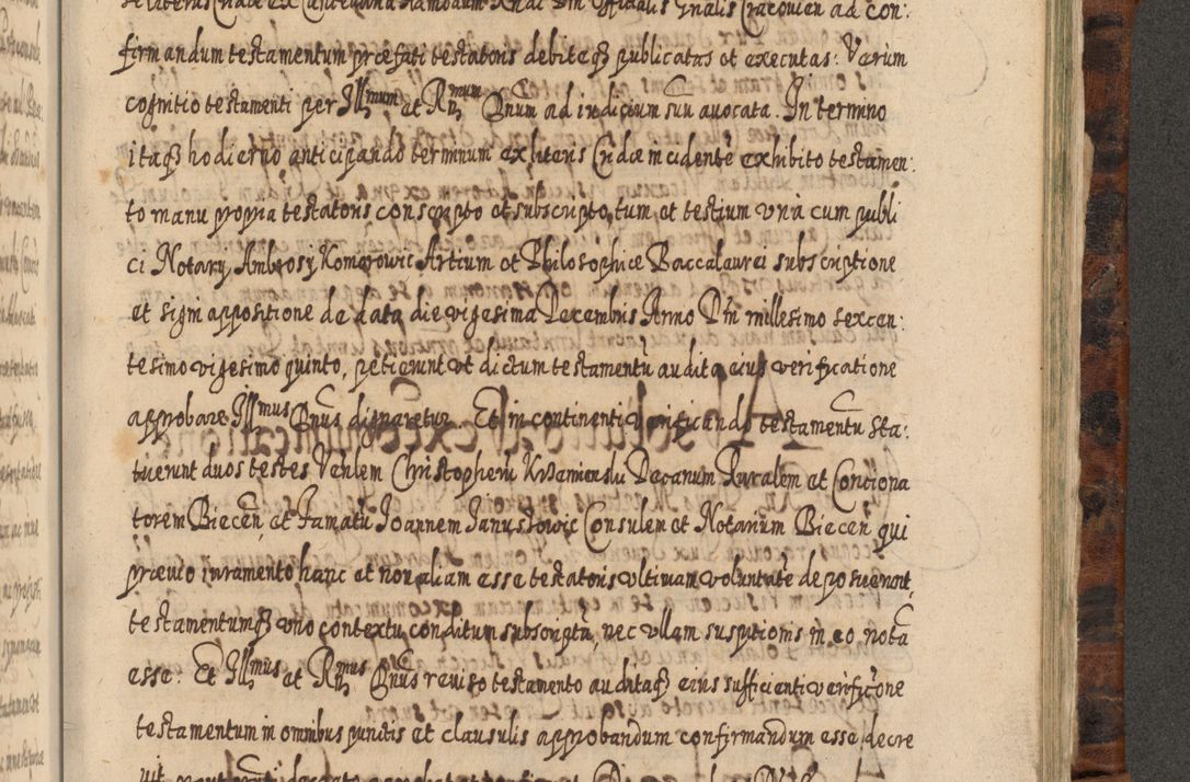 Zdjęcie nr 1098 dla obiektu archiwalnego: Acta actorum, causarum spiritualium, civilium, criminalium, obligationum, quietationum, inscpritionum, cessionum, decimarum, testamentorum R. D. Martini Szyszkowski, episcopi Cracoviensis, ducis Severiensis in annis 1624 - 1626. Tomus tertius.