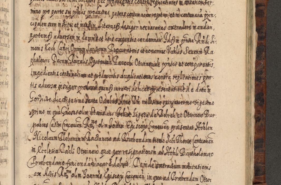 Zdjęcie nr 1100 dla obiektu archiwalnego: Acta actorum, causarum spiritualium, civilium, criminalium, obligationum, quietationum, inscpritionum, cessionum, decimarum, testamentorum R. D. Martini Szyszkowski, episcopi Cracoviensis, ducis Severiensis in annis 1624 - 1626. Tomus tertius.