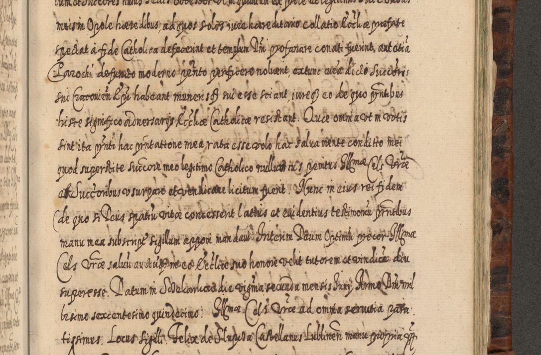 Zdjęcie nr 1096 dla obiektu archiwalnego: Acta actorum, causarum spiritualium, civilium, criminalium, obligationum, quietationum, inscpritionum, cessionum, decimarum, testamentorum R. D. Martini Szyszkowski, episcopi Cracoviensis, ducis Severiensis in annis 1624 - 1626. Tomus tertius.