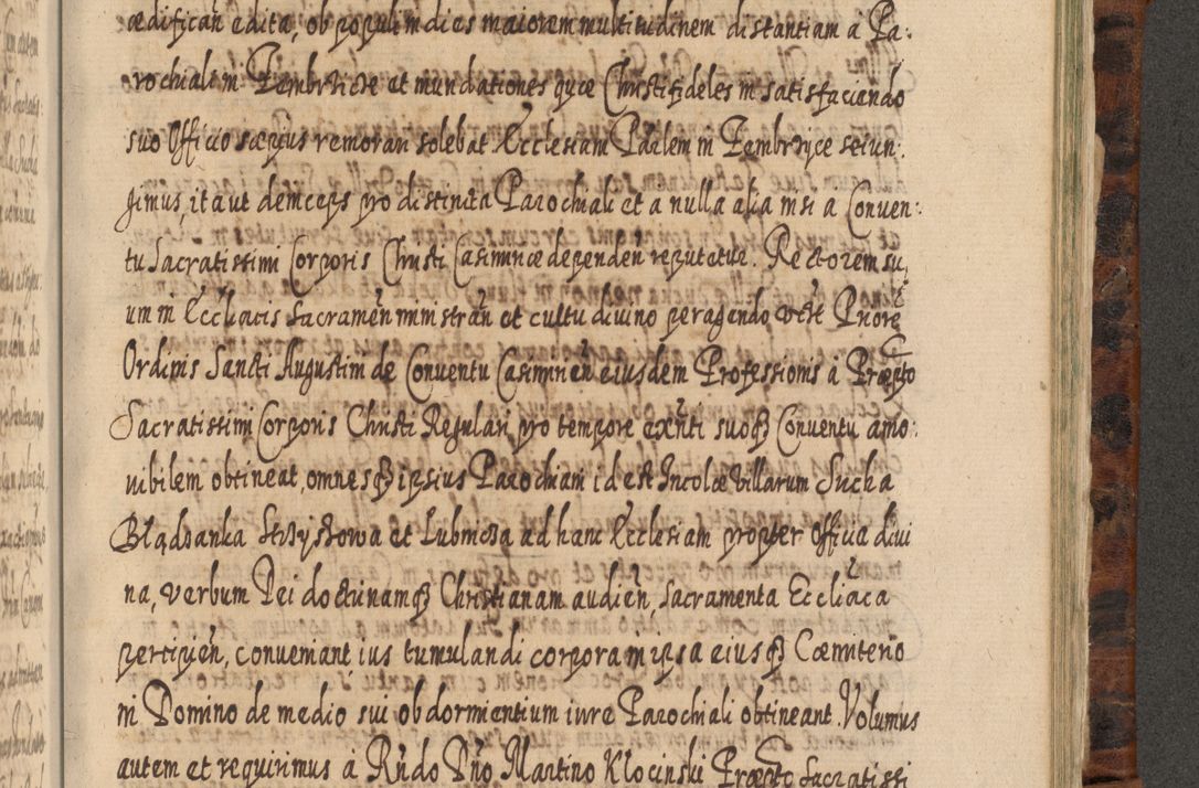 Zdjęcie nr 1090 dla obiektu archiwalnego: Acta actorum, causarum spiritualium, civilium, criminalium, obligationum, quietationum, inscpritionum, cessionum, decimarum, testamentorum R. D. Martini Szyszkowski, episcopi Cracoviensis, ducis Severiensis in annis 1624 - 1626. Tomus tertius.