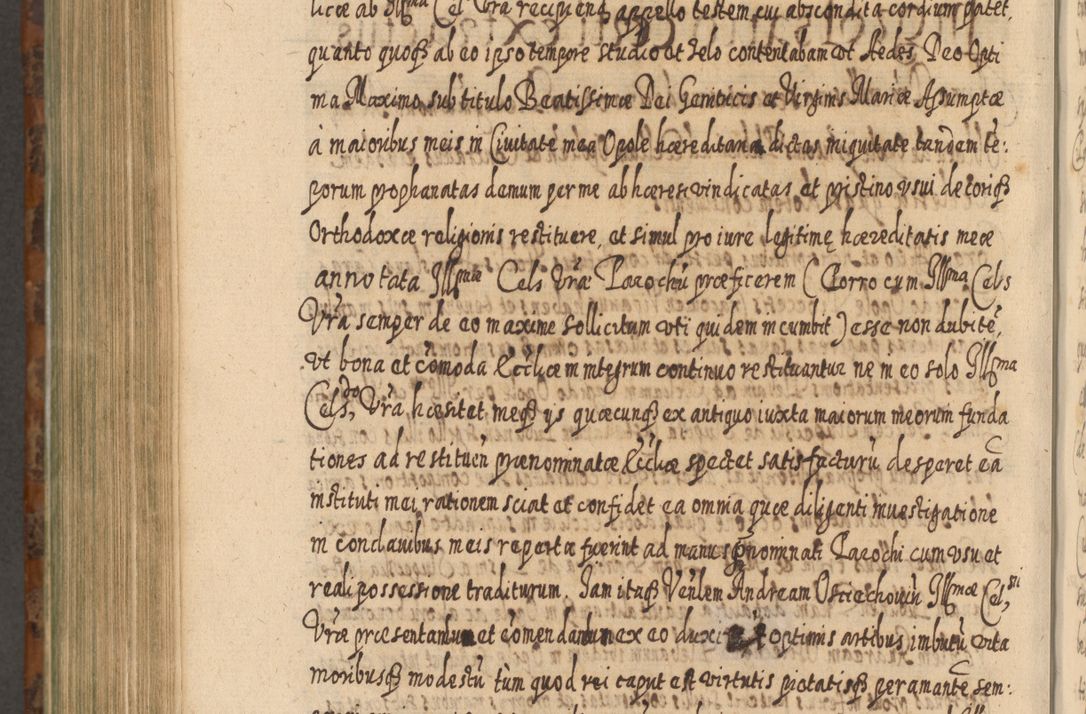 Zdjęcie nr 1095 dla obiektu archiwalnego: Acta actorum, causarum spiritualium, civilium, criminalium, obligationum, quietationum, inscpritionum, cessionum, decimarum, testamentorum R. D. Martini Szyszkowski, episcopi Cracoviensis, ducis Severiensis in annis 1624 - 1626. Tomus tertius.