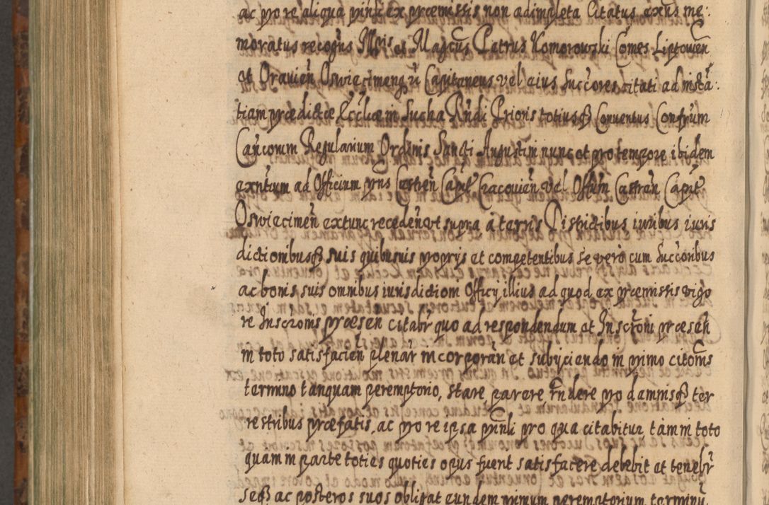 Zdjęcie nr 1083 dla obiektu archiwalnego: Acta actorum, causarum spiritualium, civilium, criminalium, obligationum, quietationum, inscpritionum, cessionum, decimarum, testamentorum R. D. Martini Szyszkowski, episcopi Cracoviensis, ducis Severiensis in annis 1624 - 1626. Tomus tertius.