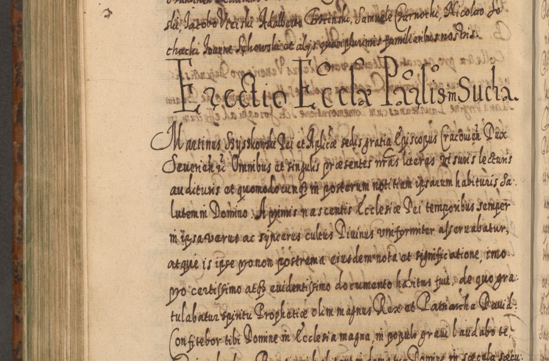 Zdjęcie nr 1069 dla obiektu archiwalnego: Acta actorum, causarum spiritualium, civilium, criminalium, obligationum, quietationum, inscpritionum, cessionum, decimarum, testamentorum R. D. Martini Szyszkowski, episcopi Cracoviensis, ducis Severiensis in annis 1624 - 1626. Tomus tertius.