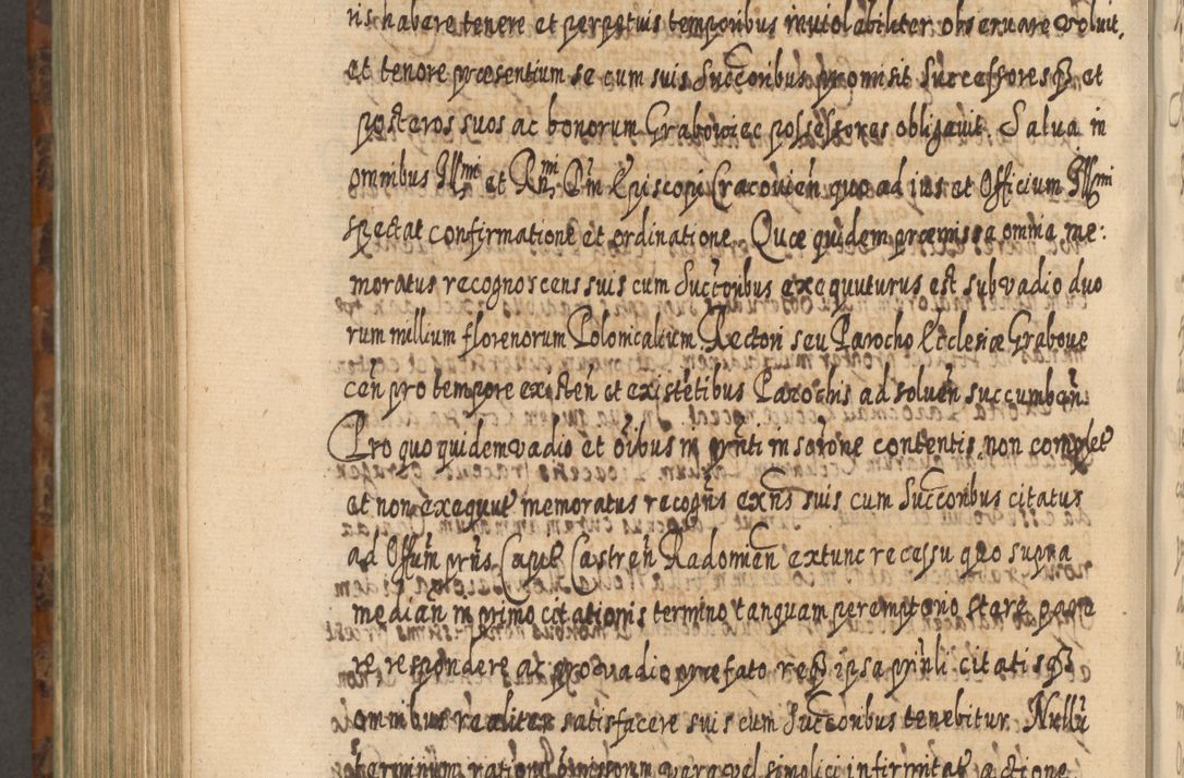 Zdjęcie nr 1065 dla obiektu archiwalnego: Acta actorum, causarum spiritualium, civilium, criminalium, obligationum, quietationum, inscpritionum, cessionum, decimarum, testamentorum R. D. Martini Szyszkowski, episcopi Cracoviensis, ducis Severiensis in annis 1624 - 1626. Tomus tertius.