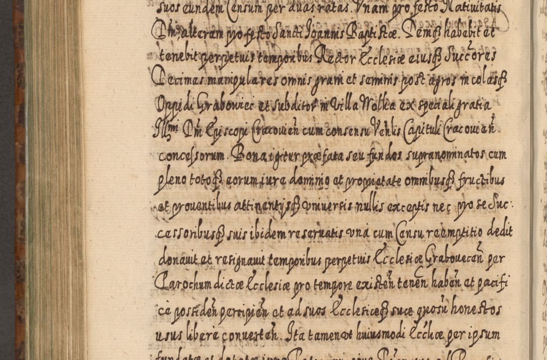 Zdjęcie nr 1063 dla obiektu archiwalnego: Acta actorum, causarum spiritualium, civilium, criminalium, obligationum, quietationum, inscpritionum, cessionum, decimarum, testamentorum R. D. Martini Szyszkowski, episcopi Cracoviensis, ducis Severiensis in annis 1624 - 1626. Tomus tertius.
