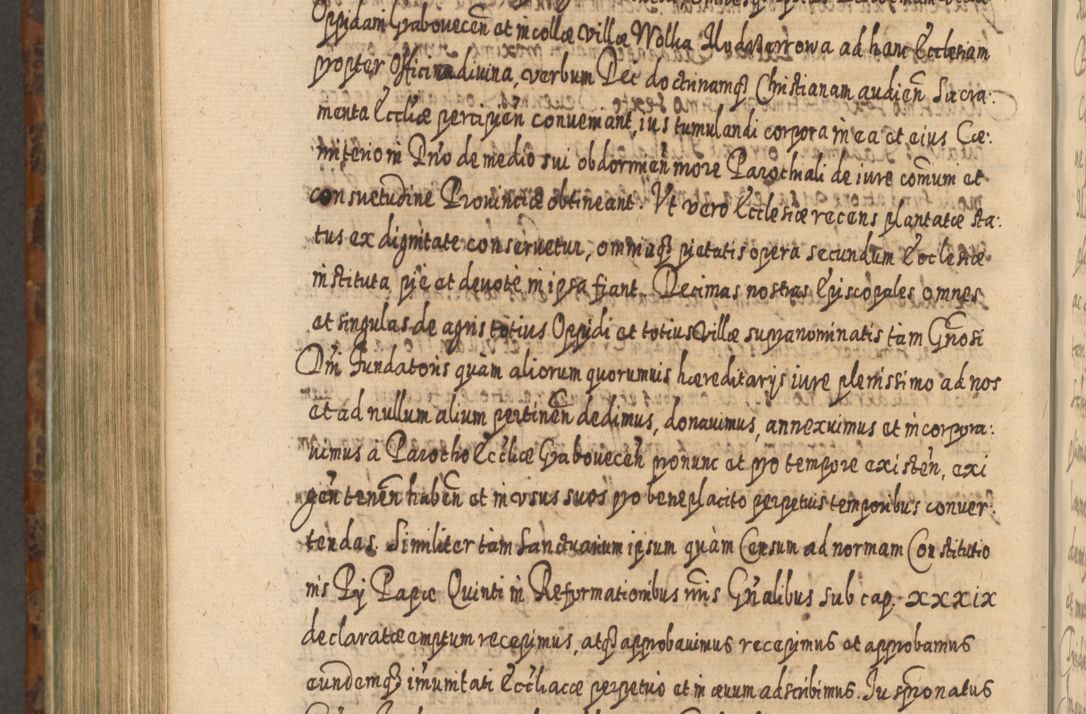 Zdjęcie nr 1067 dla obiektu archiwalnego: Acta actorum, causarum spiritualium, civilium, criminalium, obligationum, quietationum, inscpritionum, cessionum, decimarum, testamentorum R. D. Martini Szyszkowski, episcopi Cracoviensis, ducis Severiensis in annis 1624 - 1626. Tomus tertius.