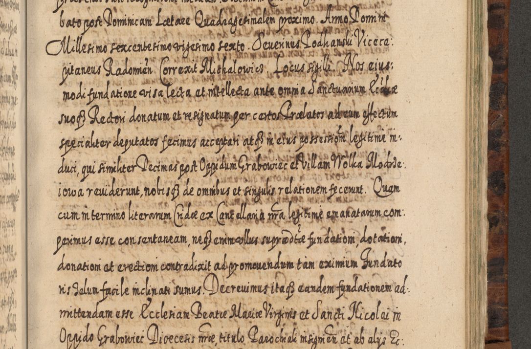 Zdjęcie nr 1066 dla obiektu archiwalnego: Acta actorum, causarum spiritualium, civilium, criminalium, obligationum, quietationum, inscpritionum, cessionum, decimarum, testamentorum R. D. Martini Szyszkowski, episcopi Cracoviensis, ducis Severiensis in annis 1624 - 1626. Tomus tertius.