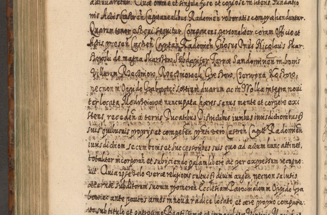 Zdjęcie nr 1059 dla obiektu archiwalnego: Acta actorum, causarum spiritualium, civilium, criminalium, obligationum, quietationum, inscpritionum, cessionum, decimarum, testamentorum R. D. Martini Szyszkowski, episcopi Cracoviensis, ducis Severiensis in annis 1624 - 1626. Tomus tertius.