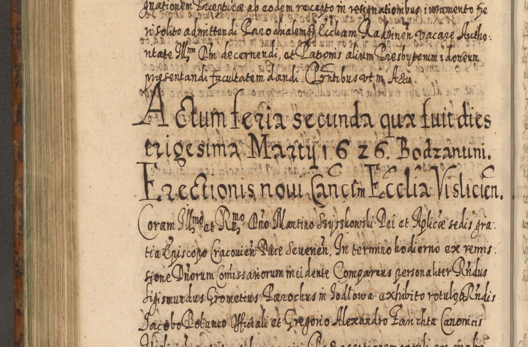 Zdjęcie nr 1053 dla obiektu archiwalnego: Acta actorum, causarum spiritualium, civilium, criminalium, obligationum, quietationum, inscpritionum, cessionum, decimarum, testamentorum R. D. Martini Szyszkowski, episcopi Cracoviensis, ducis Severiensis in annis 1624 - 1626. Tomus tertius.