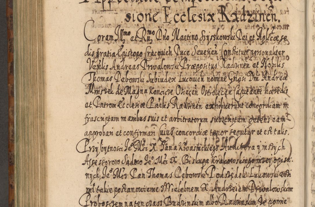 Zdjęcie nr 1051 dla obiektu archiwalnego: Acta actorum, causarum spiritualium, civilium, criminalium, obligationum, quietationum, inscpritionum, cessionum, decimarum, testamentorum R. D. Martini Szyszkowski, episcopi Cracoviensis, ducis Severiensis in annis 1624 - 1626. Tomus tertius.