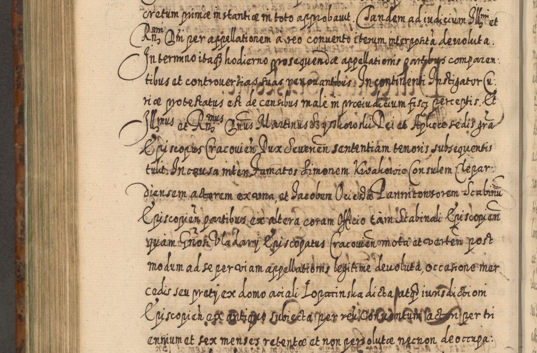 Zdjęcie nr 1047 dla obiektu archiwalnego: Acta actorum, causarum spiritualium, civilium, criminalium, obligationum, quietationum, inscpritionum, cessionum, decimarum, testamentorum R. D. Martini Szyszkowski, episcopi Cracoviensis, ducis Severiensis in annis 1624 - 1626. Tomus tertius.