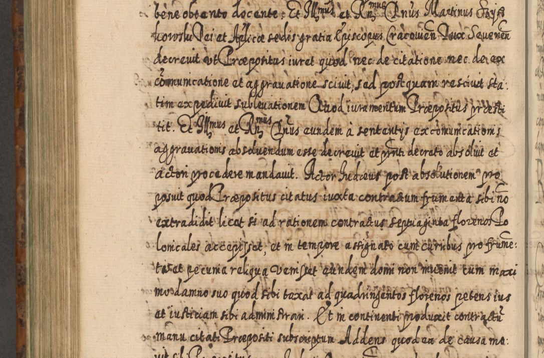 Zdjęcie nr 1043 dla obiektu archiwalnego: Acta actorum, causarum spiritualium, civilium, criminalium, obligationum, quietationum, inscpritionum, cessionum, decimarum, testamentorum R. D. Martini Szyszkowski, episcopi Cracoviensis, ducis Severiensis in annis 1624 - 1626. Tomus tertius.