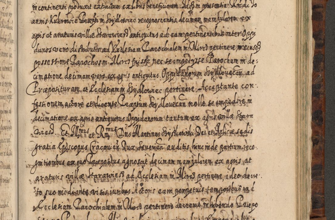 Zdjęcie nr 1042 dla obiektu archiwalnego: Acta actorum, causarum spiritualium, civilium, criminalium, obligationum, quietationum, inscpritionum, cessionum, decimarum, testamentorum R. D. Martini Szyszkowski, episcopi Cracoviensis, ducis Severiensis in annis 1624 - 1626. Tomus tertius.