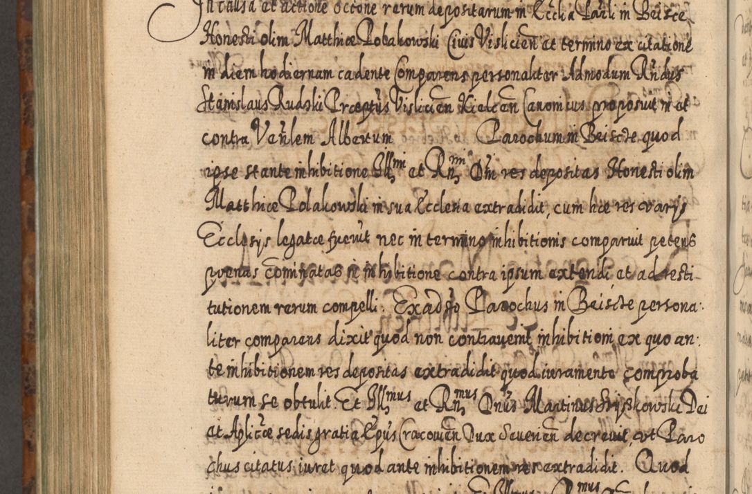 Zdjęcie nr 1045 dla obiektu archiwalnego: Acta actorum, causarum spiritualium, civilium, criminalium, obligationum, quietationum, inscpritionum, cessionum, decimarum, testamentorum R. D. Martini Szyszkowski, episcopi Cracoviensis, ducis Severiensis in annis 1624 - 1626. Tomus tertius.