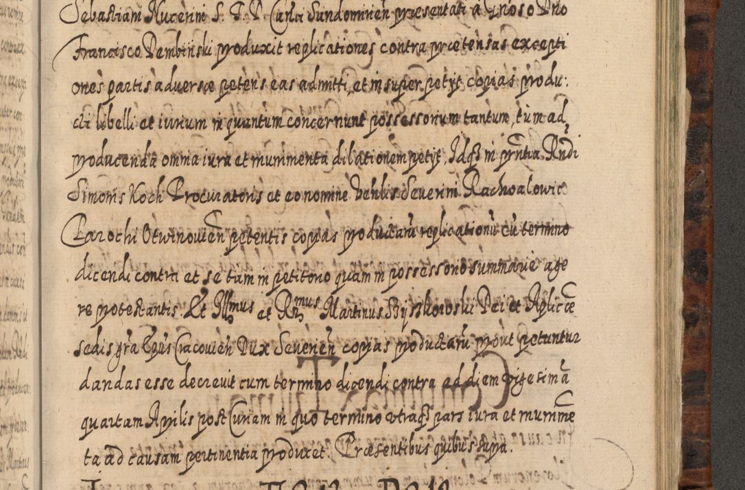 Zdjęcie nr 1028 dla obiektu archiwalnego: Acta actorum, causarum spiritualium, civilium, criminalium, obligationum, quietationum, inscpritionum, cessionum, decimarum, testamentorum R. D. Martini Szyszkowski, episcopi Cracoviensis, ducis Severiensis in annis 1624 - 1626. Tomus tertius.