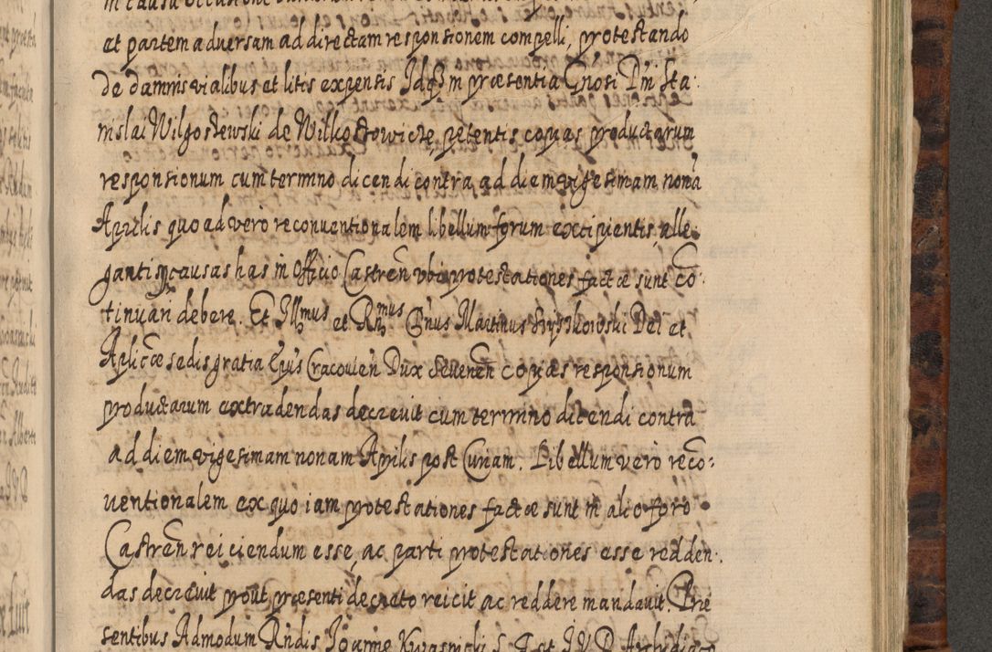 Zdjęcie nr 1026 dla obiektu archiwalnego: Acta actorum, causarum spiritualium, civilium, criminalium, obligationum, quietationum, inscpritionum, cessionum, decimarum, testamentorum R. D. Martini Szyszkowski, episcopi Cracoviensis, ducis Severiensis in annis 1624 - 1626. Tomus tertius.
