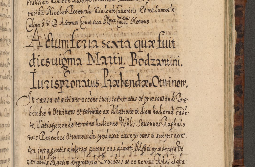 Zdjęcie nr 1024 dla obiektu archiwalnego: Acta actorum, causarum spiritualium, civilium, criminalium, obligationum, quietationum, inscpritionum, cessionum, decimarum, testamentorum R. D. Martini Szyszkowski, episcopi Cracoviensis, ducis Severiensis in annis 1624 - 1626. Tomus tertius.