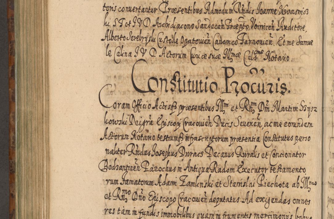 Zdjęcie nr 1019 dla obiektu archiwalnego: Acta actorum, causarum spiritualium, civilium, criminalium, obligationum, quietationum, inscpritionum, cessionum, decimarum, testamentorum R. D. Martini Szyszkowski, episcopi Cracoviensis, ducis Severiensis in annis 1624 - 1626. Tomus tertius.