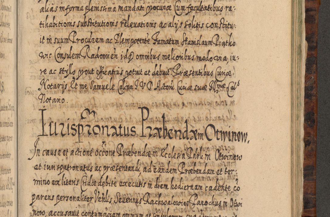 Zdjęcie nr 1020 dla obiektu archiwalnego: Acta actorum, causarum spiritualium, civilium, criminalium, obligationum, quietationum, inscpritionum, cessionum, decimarum, testamentorum R. D. Martini Szyszkowski, episcopi Cracoviensis, ducis Severiensis in annis 1624 - 1626. Tomus tertius.