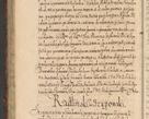 Zdjęcie nr 1405 dla obiektu archiwalnego: Acta actorum, causarum spiritualium, civilium, criminalium, obligationum, quietationum, inscpritionum, cessionum, decimarum, testamentorum R. D. Martini Szyszkowski, episcopi Cracoviensis, ducis Severiensis in annis 1624 - 1626. Tomus tertius.