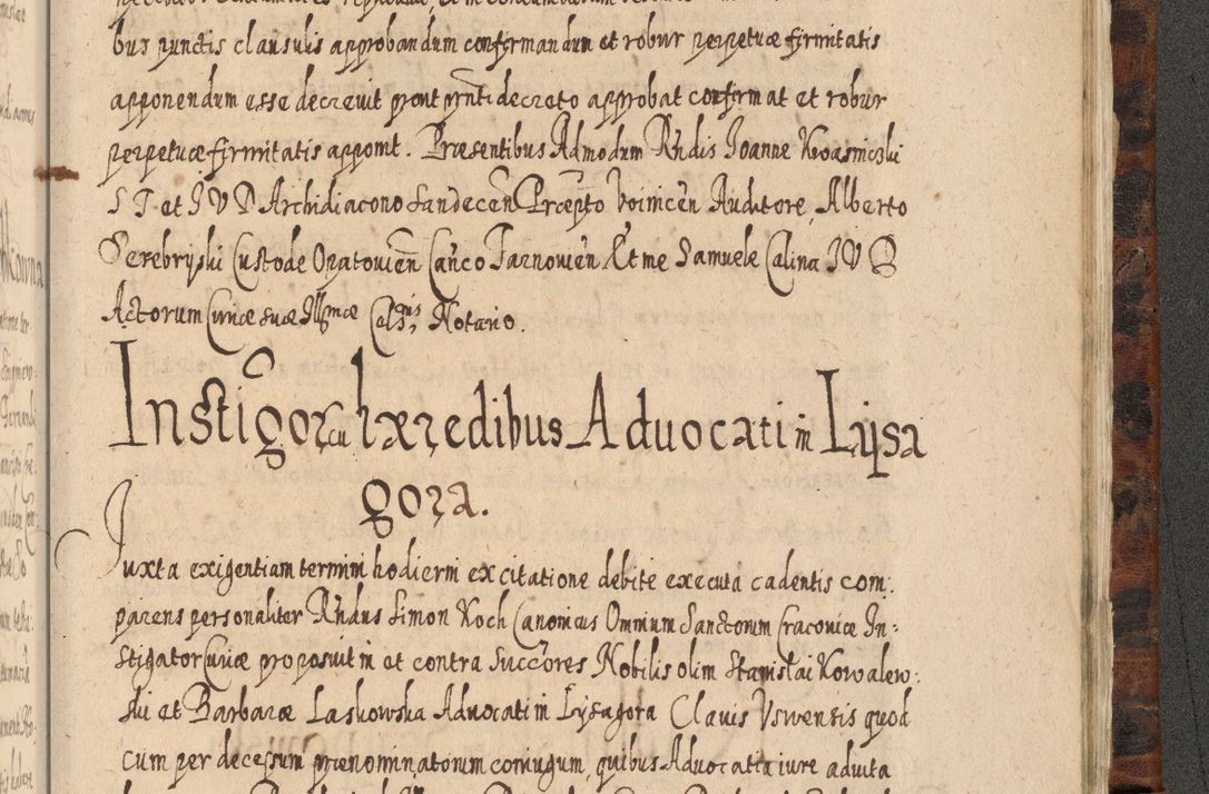 Zdjęcie nr 1404 dla obiektu archiwalnego: Acta actorum, causarum spiritualium, civilium, criminalium, obligationum, quietationum, inscpritionum, cessionum, decimarum, testamentorum R. D. Martini Szyszkowski, episcopi Cracoviensis, ducis Severiensis in annis 1624 - 1626. Tomus tertius.