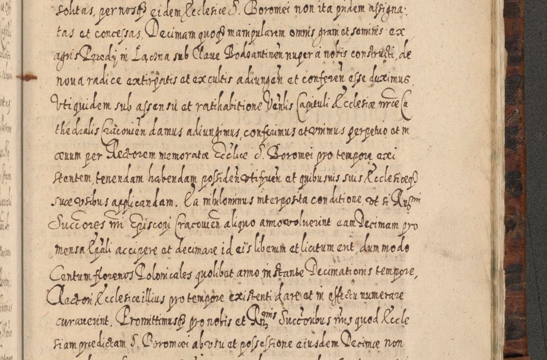 Zdjęcie nr 1402 dla obiektu archiwalnego: Acta actorum, causarum spiritualium, civilium, criminalium, obligationum, quietationum, inscpritionum, cessionum, decimarum, testamentorum R. D. Martini Szyszkowski, episcopi Cracoviensis, ducis Severiensis in annis 1624 - 1626. Tomus tertius.