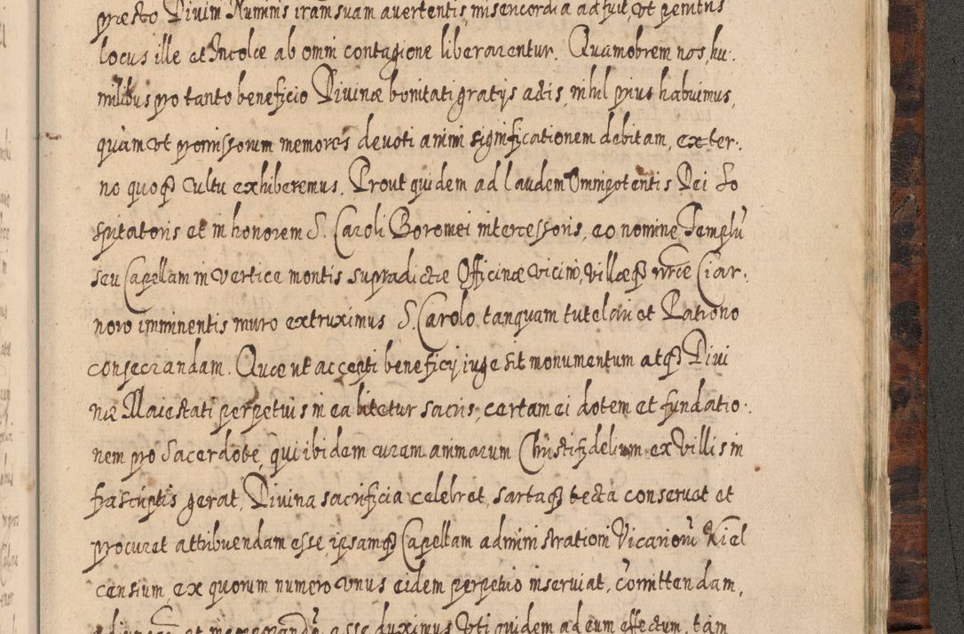 Zdjęcie nr 1400 dla obiektu archiwalnego: Acta actorum, causarum spiritualium, civilium, criminalium, obligationum, quietationum, inscpritionum, cessionum, decimarum, testamentorum R. D. Martini Szyszkowski, episcopi Cracoviensis, ducis Severiensis in annis 1624 - 1626. Tomus tertius.
