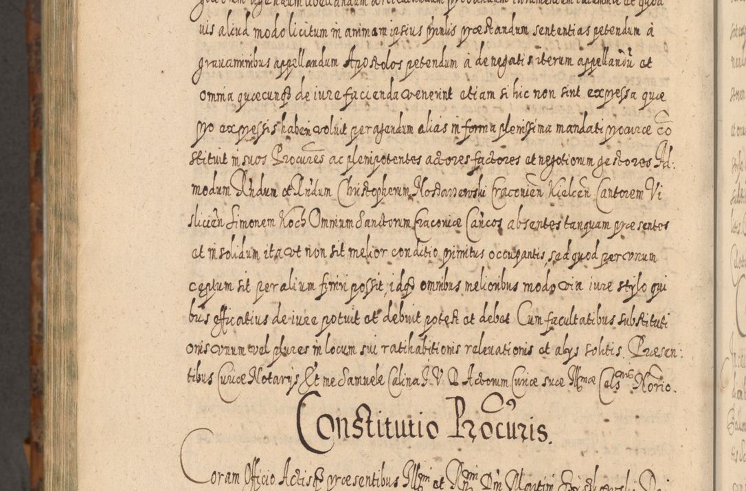 Zdjęcie nr 1397 dla obiektu archiwalnego: Acta actorum, causarum spiritualium, civilium, criminalium, obligationum, quietationum, inscpritionum, cessionum, decimarum, testamentorum R. D. Martini Szyszkowski, episcopi Cracoviensis, ducis Severiensis in annis 1624 - 1626. Tomus tertius.