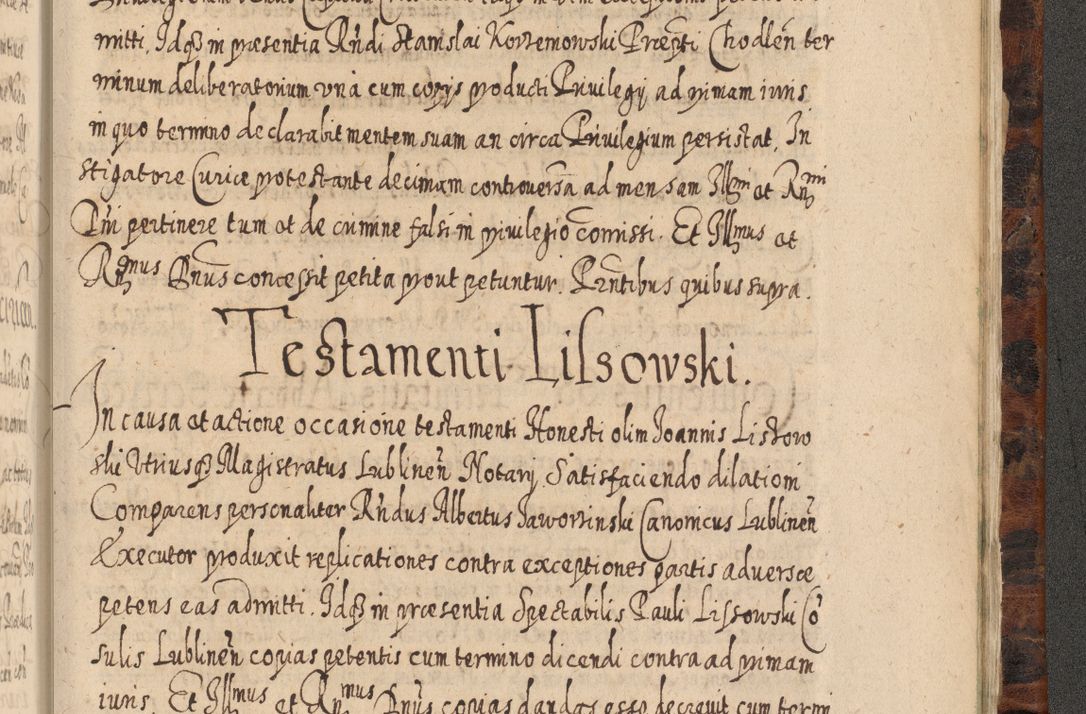 Zdjęcie nr 1388 dla obiektu archiwalnego: Acta actorum, causarum spiritualium, civilium, criminalium, obligationum, quietationum, inscpritionum, cessionum, decimarum, testamentorum R. D. Martini Szyszkowski, episcopi Cracoviensis, ducis Severiensis in annis 1624 - 1626. Tomus tertius.