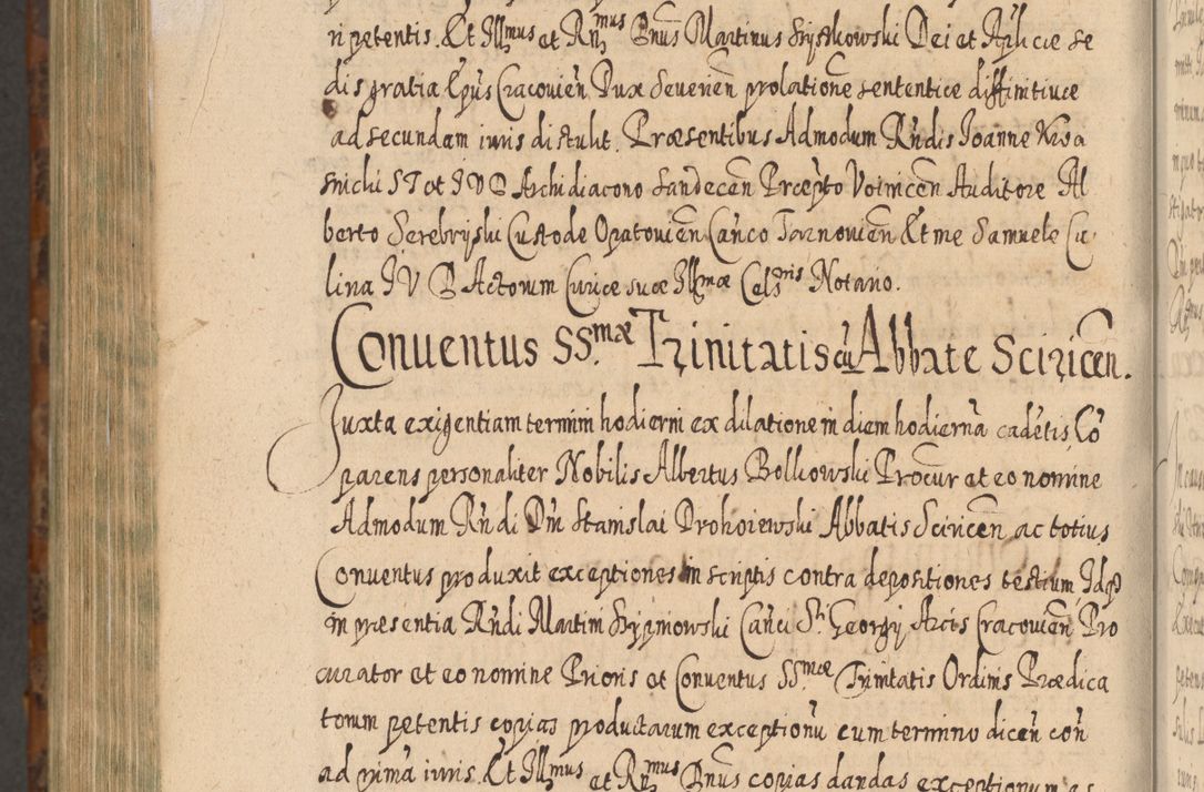 Zdjęcie nr 1387 dla obiektu archiwalnego: Acta actorum, causarum spiritualium, civilium, criminalium, obligationum, quietationum, inscpritionum, cessionum, decimarum, testamentorum R. D. Martini Szyszkowski, episcopi Cracoviensis, ducis Severiensis in annis 1624 - 1626. Tomus tertius.