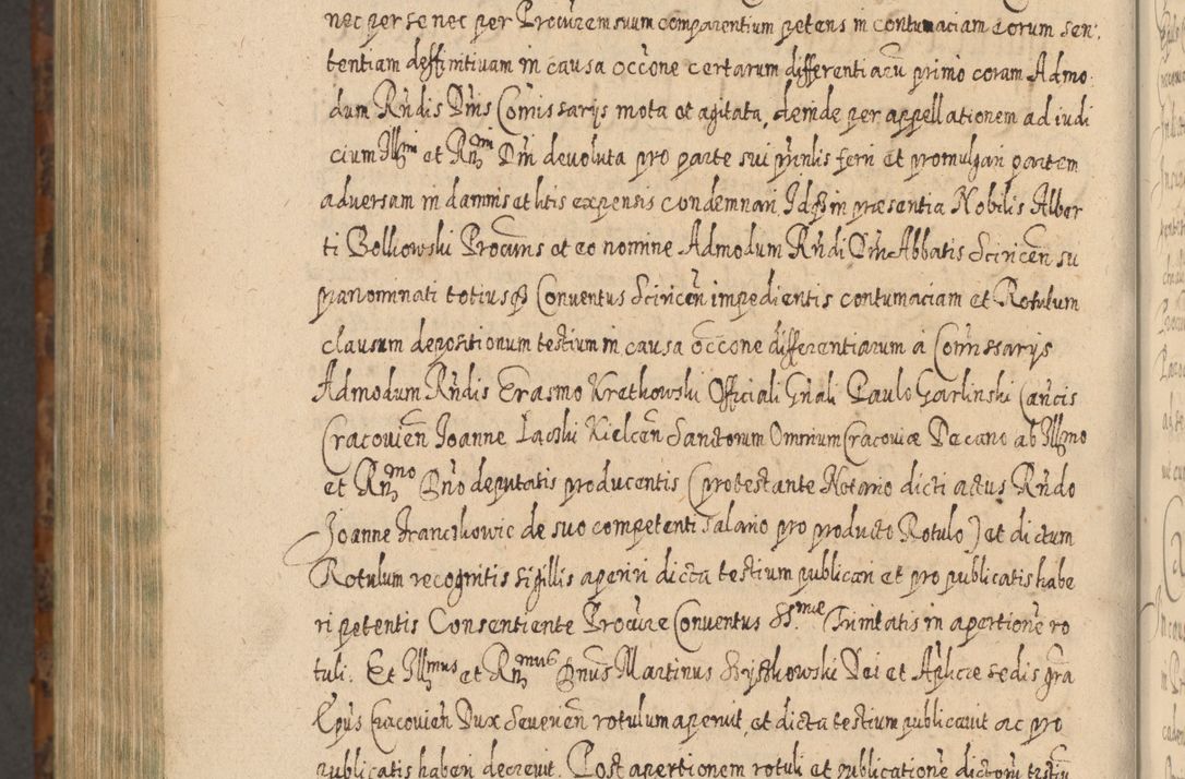Zdjęcie nr 1375 dla obiektu archiwalnego: Acta actorum, causarum spiritualium, civilium, criminalium, obligationum, quietationum, inscpritionum, cessionum, decimarum, testamentorum R. D. Martini Szyszkowski, episcopi Cracoviensis, ducis Severiensis in annis 1624 - 1626. Tomus tertius.