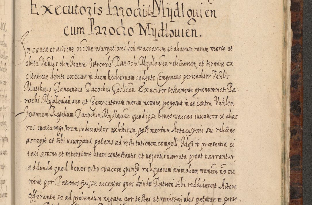Zdjęcie nr 1372 dla obiektu archiwalnego: Acta actorum, causarum spiritualium, civilium, criminalium, obligationum, quietationum, inscpritionum, cessionum, decimarum, testamentorum R. D. Martini Szyszkowski, episcopi Cracoviensis, ducis Severiensis in annis 1624 - 1626. Tomus tertius.