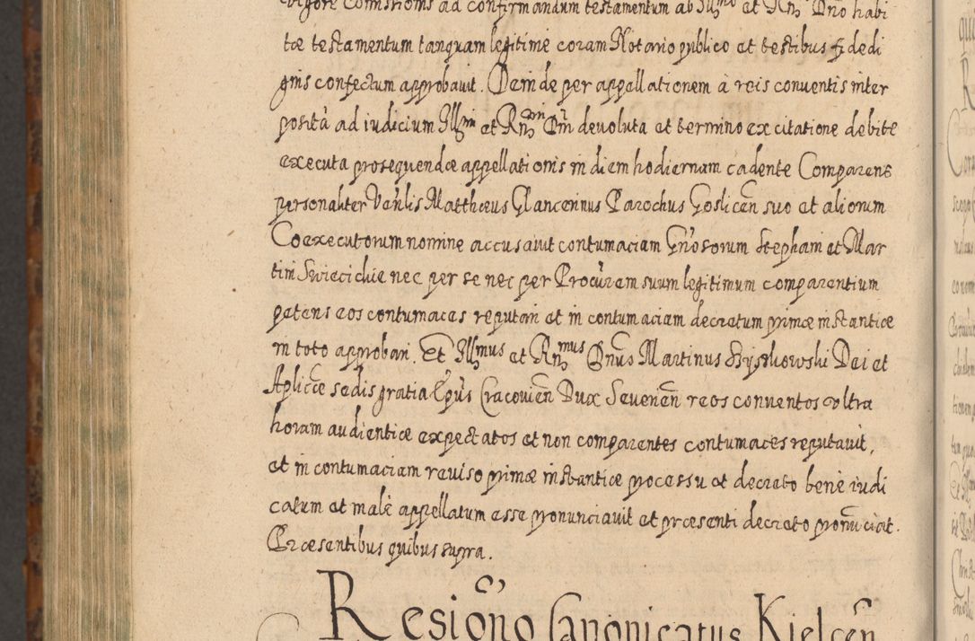 Zdjęcie nr 1373 dla obiektu archiwalnego: Acta actorum, causarum spiritualium, civilium, criminalium, obligationum, quietationum, inscpritionum, cessionum, decimarum, testamentorum R. D. Martini Szyszkowski, episcopi Cracoviensis, ducis Severiensis in annis 1624 - 1626. Tomus tertius.
