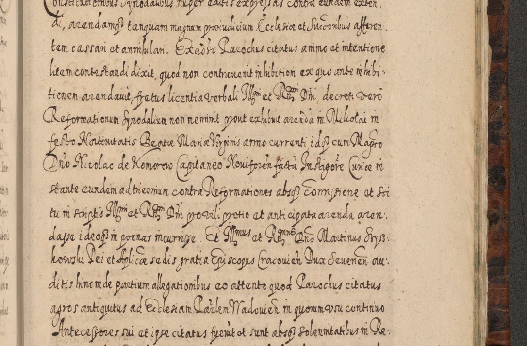 Zdjęcie nr 1368 dla obiektu archiwalnego: Acta actorum, causarum spiritualium, civilium, criminalium, obligationum, quietationum, inscpritionum, cessionum, decimarum, testamentorum R. D. Martini Szyszkowski, episcopi Cracoviensis, ducis Severiensis in annis 1624 - 1626. Tomus tertius.