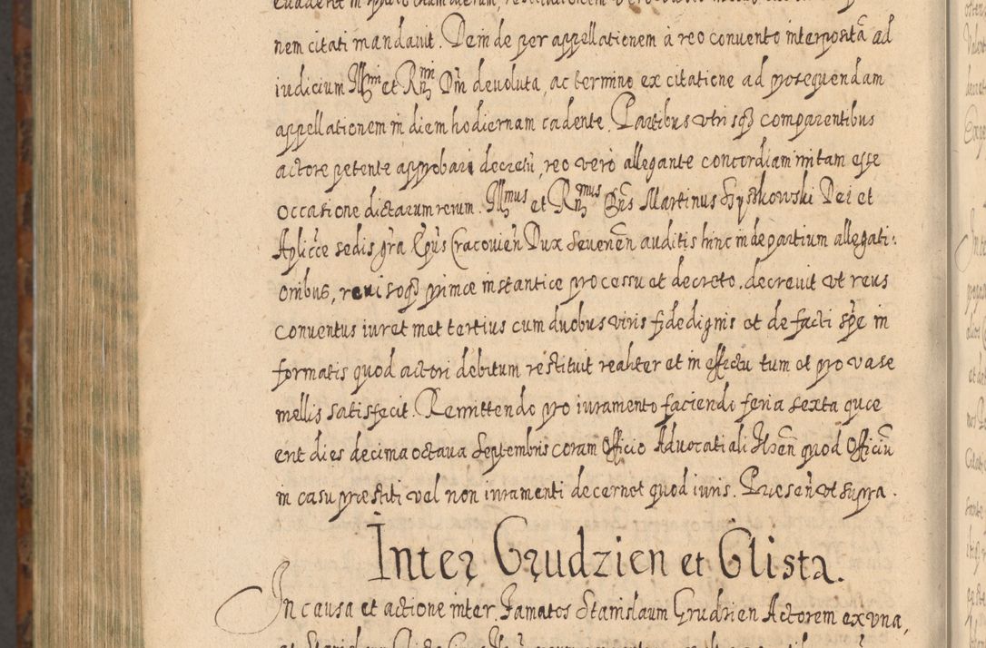 Zdjęcie nr 1359 dla obiektu archiwalnego: Acta actorum, causarum spiritualium, civilium, criminalium, obligationum, quietationum, inscpritionum, cessionum, decimarum, testamentorum R. D. Martini Szyszkowski, episcopi Cracoviensis, ducis Severiensis in annis 1624 - 1626. Tomus tertius.
