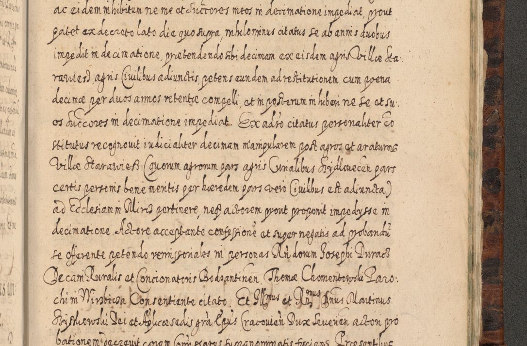 Zdjęcie nr 1358 dla obiektu archiwalnego: Acta actorum, causarum spiritualium, civilium, criminalium, obligationum, quietationum, inscpritionum, cessionum, decimarum, testamentorum R. D. Martini Szyszkowski, episcopi Cracoviensis, ducis Severiensis in annis 1624 - 1626. Tomus tertius.
