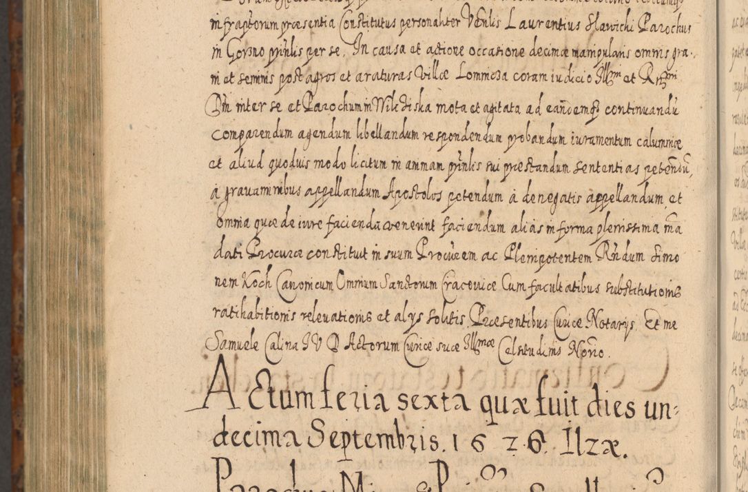 Zdjęcie nr 1357 dla obiektu archiwalnego: Acta actorum, causarum spiritualium, civilium, criminalium, obligationum, quietationum, inscpritionum, cessionum, decimarum, testamentorum R. D. Martini Szyszkowski, episcopi Cracoviensis, ducis Severiensis in annis 1624 - 1626. Tomus tertius.