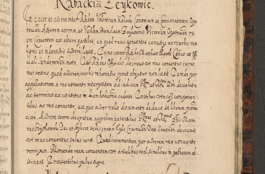 Zdjęcie nr 1354 dla obiektu archiwalnego: Acta actorum, causarum spiritualium, civilium, criminalium, obligationum, quietationum, inscpritionum, cessionum, decimarum, testamentorum R. D. Martini Szyszkowski, episcopi Cracoviensis, ducis Severiensis in annis 1624 - 1626. Tomus tertius.