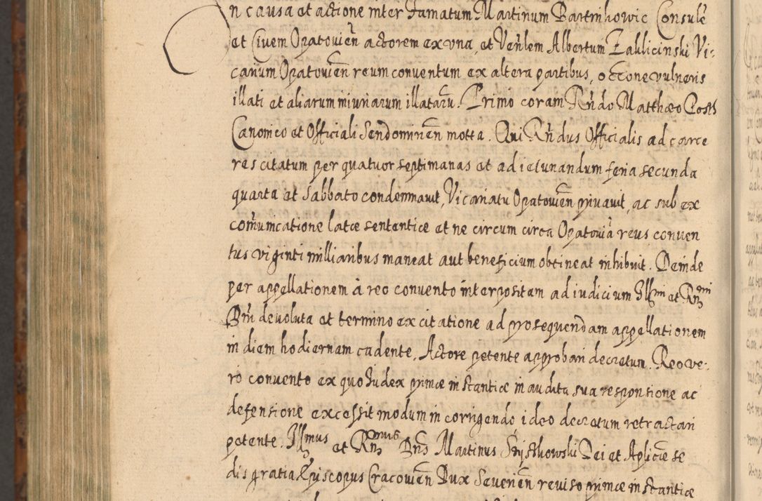 Zdjęcie nr 1353 dla obiektu archiwalnego: Acta actorum, causarum spiritualium, civilium, criminalium, obligationum, quietationum, inscpritionum, cessionum, decimarum, testamentorum R. D. Martini Szyszkowski, episcopi Cracoviensis, ducis Severiensis in annis 1624 - 1626. Tomus tertius.