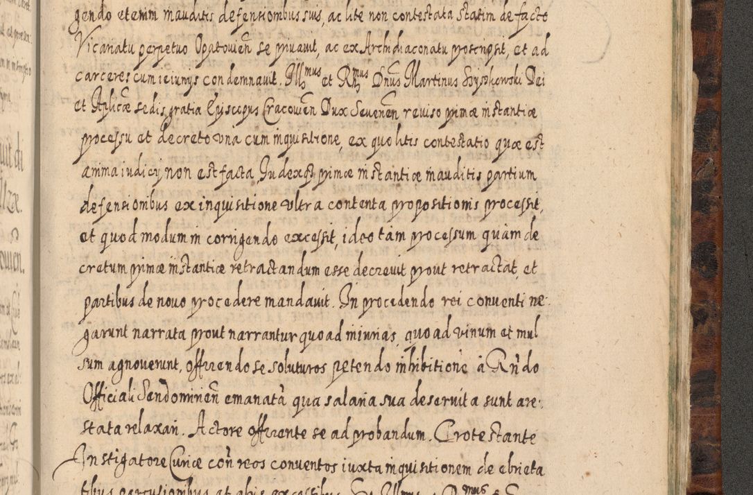 Zdjęcie nr 1352 dla obiektu archiwalnego: Acta actorum, causarum spiritualium, civilium, criminalium, obligationum, quietationum, inscpritionum, cessionum, decimarum, testamentorum R. D. Martini Szyszkowski, episcopi Cracoviensis, ducis Severiensis in annis 1624 - 1626. Tomus tertius.