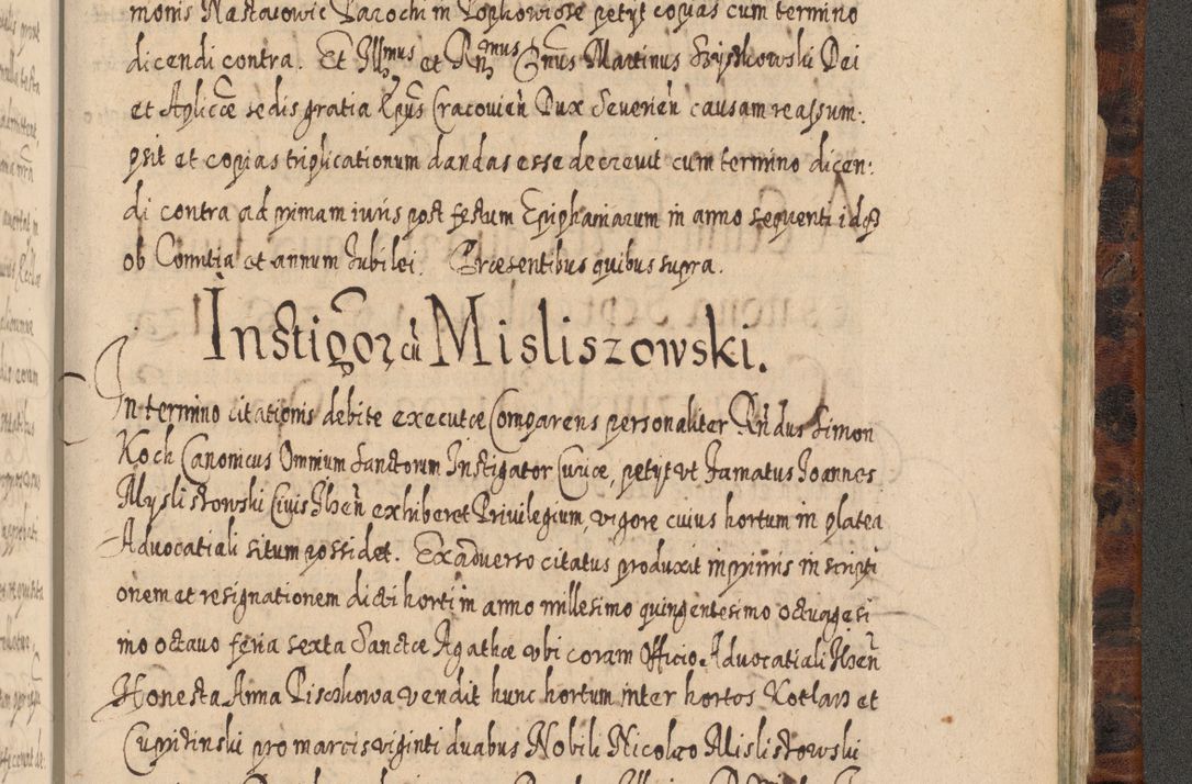 Zdjęcie nr 1350 dla obiektu archiwalnego: Acta actorum, causarum spiritualium, civilium, criminalium, obligationum, quietationum, inscpritionum, cessionum, decimarum, testamentorum R. D. Martini Szyszkowski, episcopi Cracoviensis, ducis Severiensis in annis 1624 - 1626. Tomus tertius.