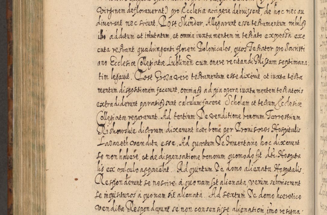 Zdjęcie nr 1345 dla obiektu archiwalnego: Acta actorum, causarum spiritualium, civilium, criminalium, obligationum, quietationum, inscpritionum, cessionum, decimarum, testamentorum R. D. Martini Szyszkowski, episcopi Cracoviensis, ducis Severiensis in annis 1624 - 1626. Tomus tertius.