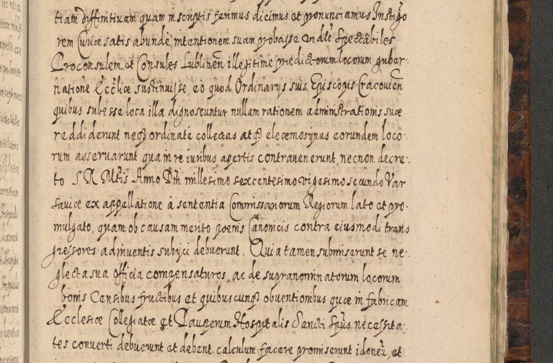 Zdjęcie nr 1346 dla obiektu archiwalnego: Acta actorum, causarum spiritualium, civilium, criminalium, obligationum, quietationum, inscpritionum, cessionum, decimarum, testamentorum R. D. Martini Szyszkowski, episcopi Cracoviensis, ducis Severiensis in annis 1624 - 1626. Tomus tertius.